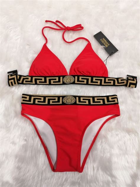 versace chain bikini|farfetch Versace bikini.